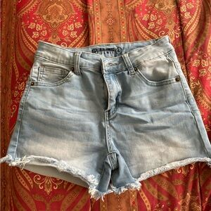 Flex Stretchy Denim Short Mid Rise 3”